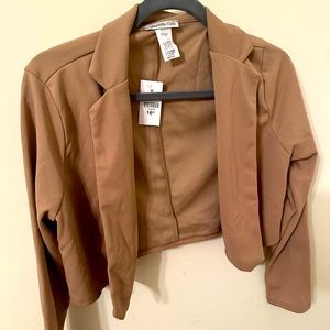 Charlotte Russe Women’s Fall Brown blazer NWT medium